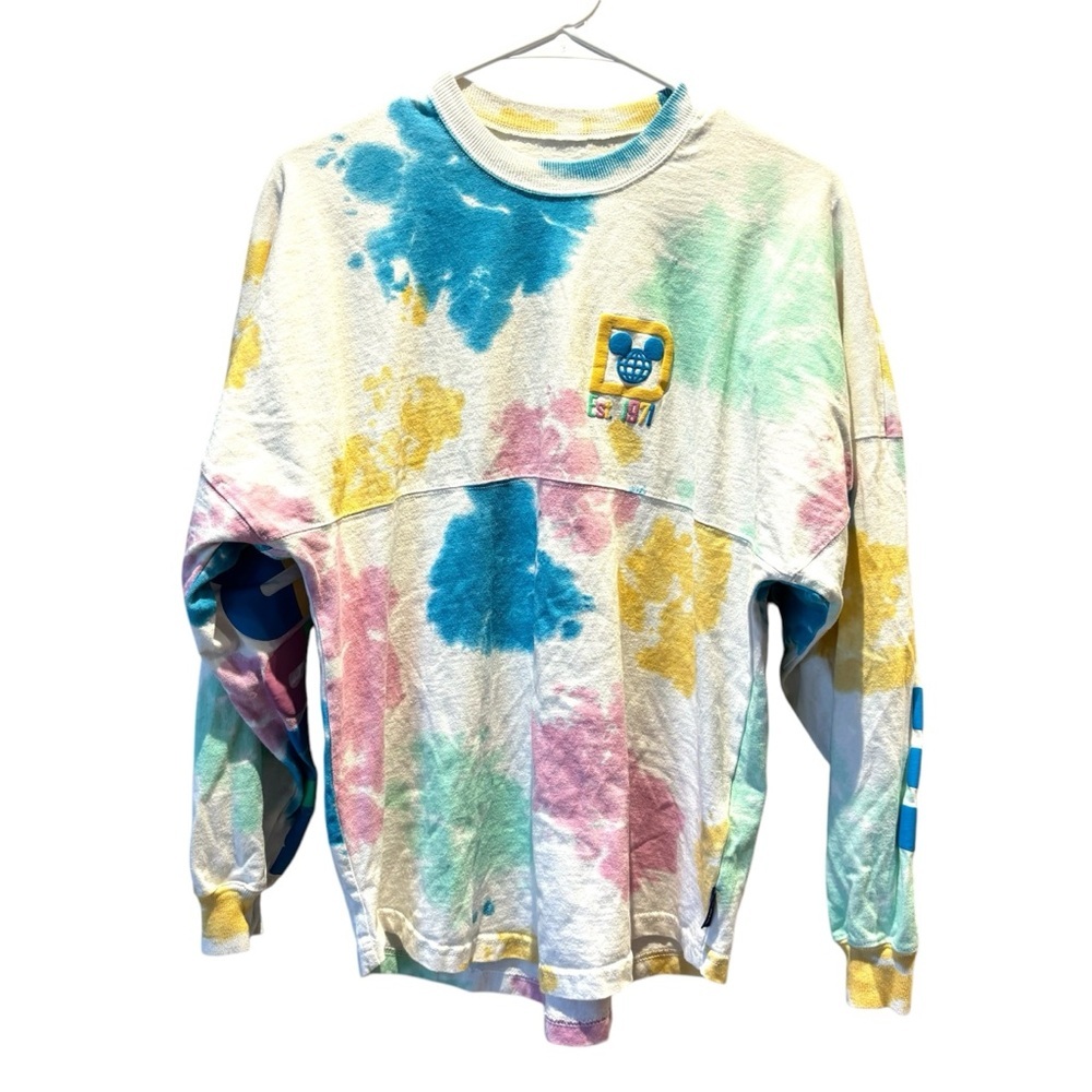 Disney Parks Walt Disney World Spirit Jersey tie-dye pastel 
SZ S. NWOT - Picture 3 of 16